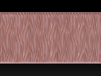 Collection 1 to 6 bronze medallion with knight 3D print model