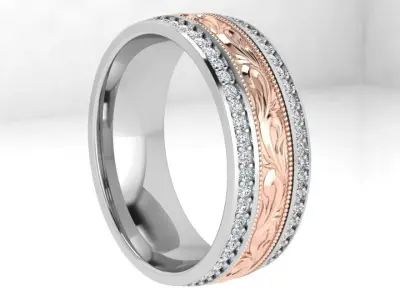 Engraving Band 4398 3D print model