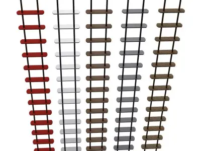 Rope Ladder 3D model