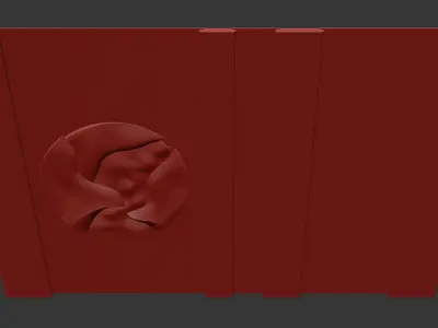 decorative wall 05 3D model