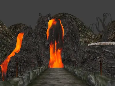 castle of hell 3D model