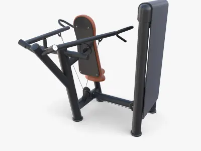 Deltoid press machine 3D model