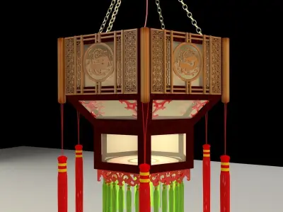 Chinese Palace Lantern 3D model