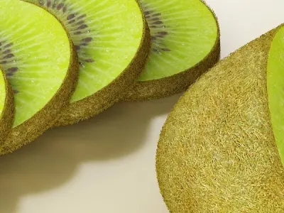 Photorealistic Kiwi Fruit 3D model