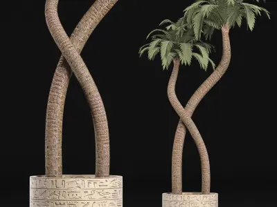 Plants Collection 160 Egyptian Plants 3D model