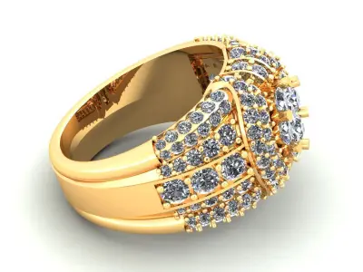 Man Wedding Ring 363 3D print model