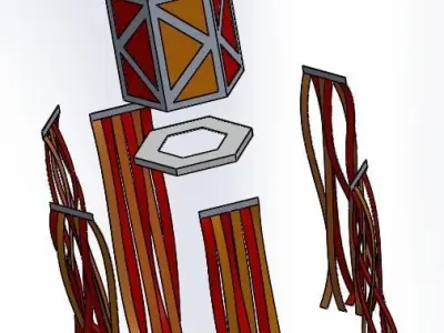 Diwali Lantern reference model Free 3D model