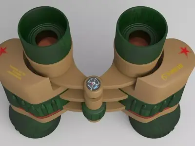 binocular binoculars 3D model