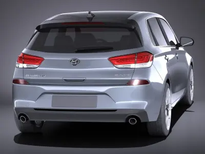 Hyundai Elantra GT 2018 3D model