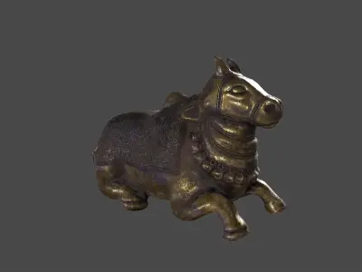 Nandi bull Free low-poly 3D model