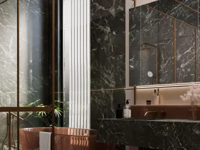 Luxury Bathroom 3D model