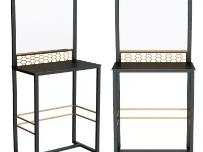 Desk for makeup artist 3D model