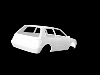 Toyota Corolla GT 1989 3D print model