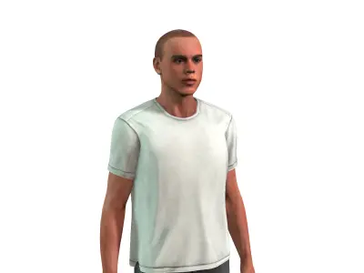3d model of a man 3D model