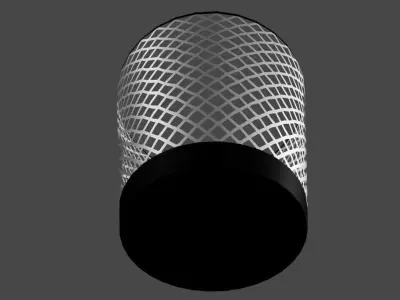 Trash Can - Cesto de Lixo Low-poly 3D model