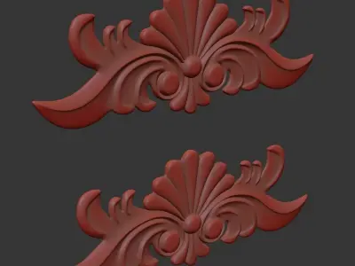 Decorative Ornaments - 05 3D model