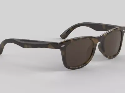 Wilder Eyewear Glasses Low-poly 3D model