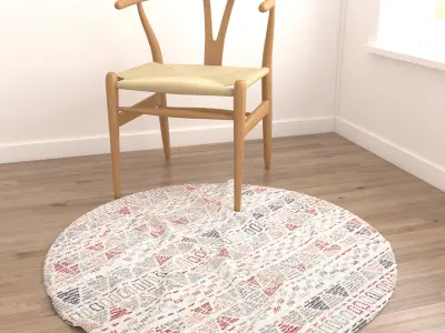 Rugs No 937 Low-poly 3D model