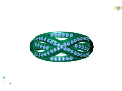 Women Ring 3DM Womens Ring 3d models 3D print model 3D print model 28