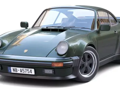 Porsche 911 930 Turbo 1974 3D model