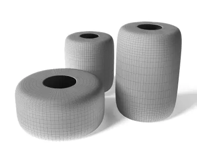 Guaxs Set Orange Smoke  3D model