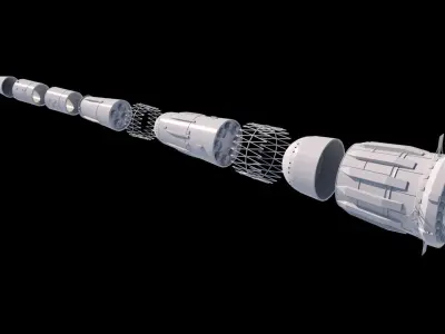 H1N1 Soviet Moon Rocket Printable Model 3D print model 3D print model