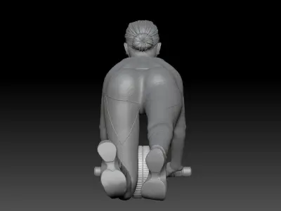 FITNESS GIRL 2 3D print model