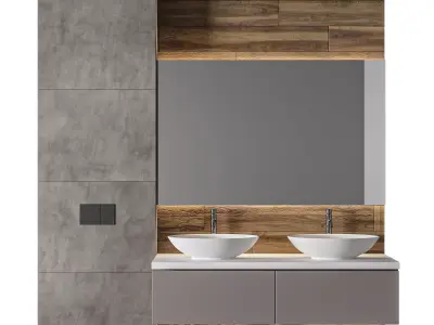 Luxury Bathroom 129 3D model