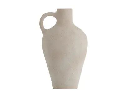 Farmhouse Pampas Flower Vases 3D model