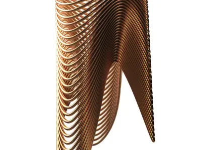 Parametric chandelier 3D model