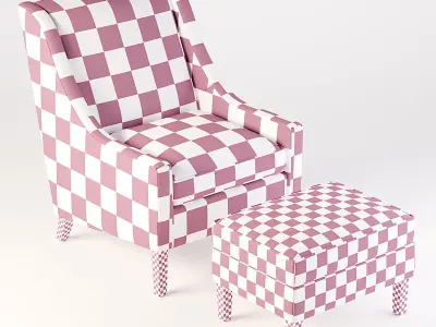 The Chrystie Chair Low-poly 3D model