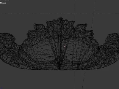 Classic decor ornament v-3D model 40 3D model