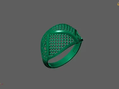 Plain Ring Women Ready STL 3DM Models Womens Rings 3D models 3D print model 29
