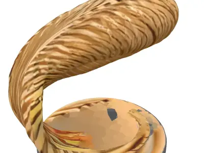 Detailed Braided Rope Decorative Model Low-poly 3D model