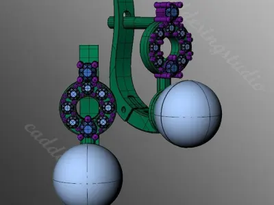 Earrings n3 3D print model