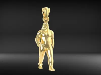 Bigfoot Pendant 3D print model