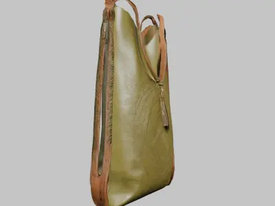 High Detail 3D Model of a Bag Low-poly 3D model