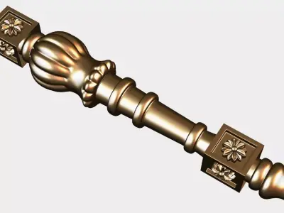 Carved decor for cnc 77 3D model