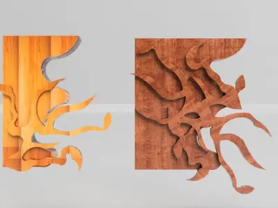 Molding decoration lu design 3D model