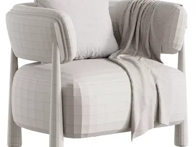 Lauren armchair 3D model
