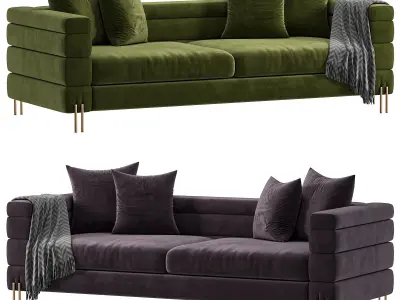 HARVARD SOFA BY CAZARINA 3D model