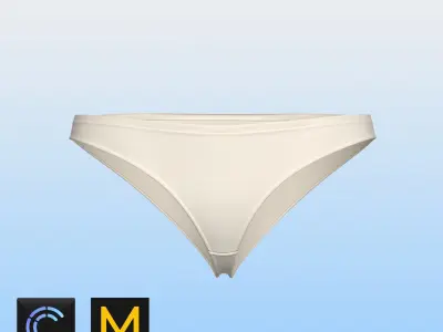 Underpants women 3D model