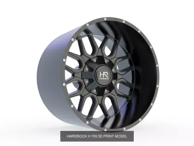 best seller hardrock wheels 3D Model Pack
