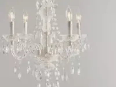 chandelier light 3ds max 2017 Free 3D model