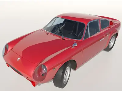 Abarth-Simca 2Mila 2-litre GT 1964 3D model