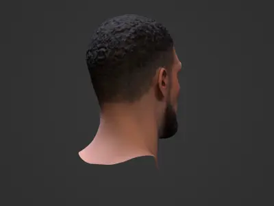 Anthony Joshua Low-poly 3D model