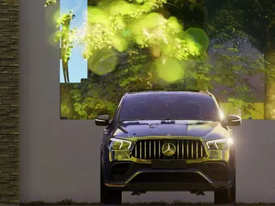 Mercedes GLE 63  S Coupe Amg 2021 3D model