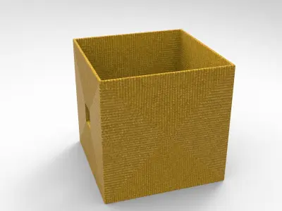 Koofd Storage Basket Low-poly 3D model