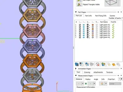 Women Wedding Engagement Ring 67 3D print model