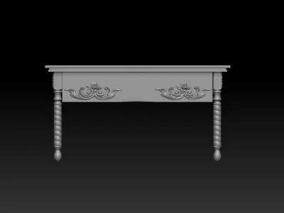CLASSIC DESK  3D print model